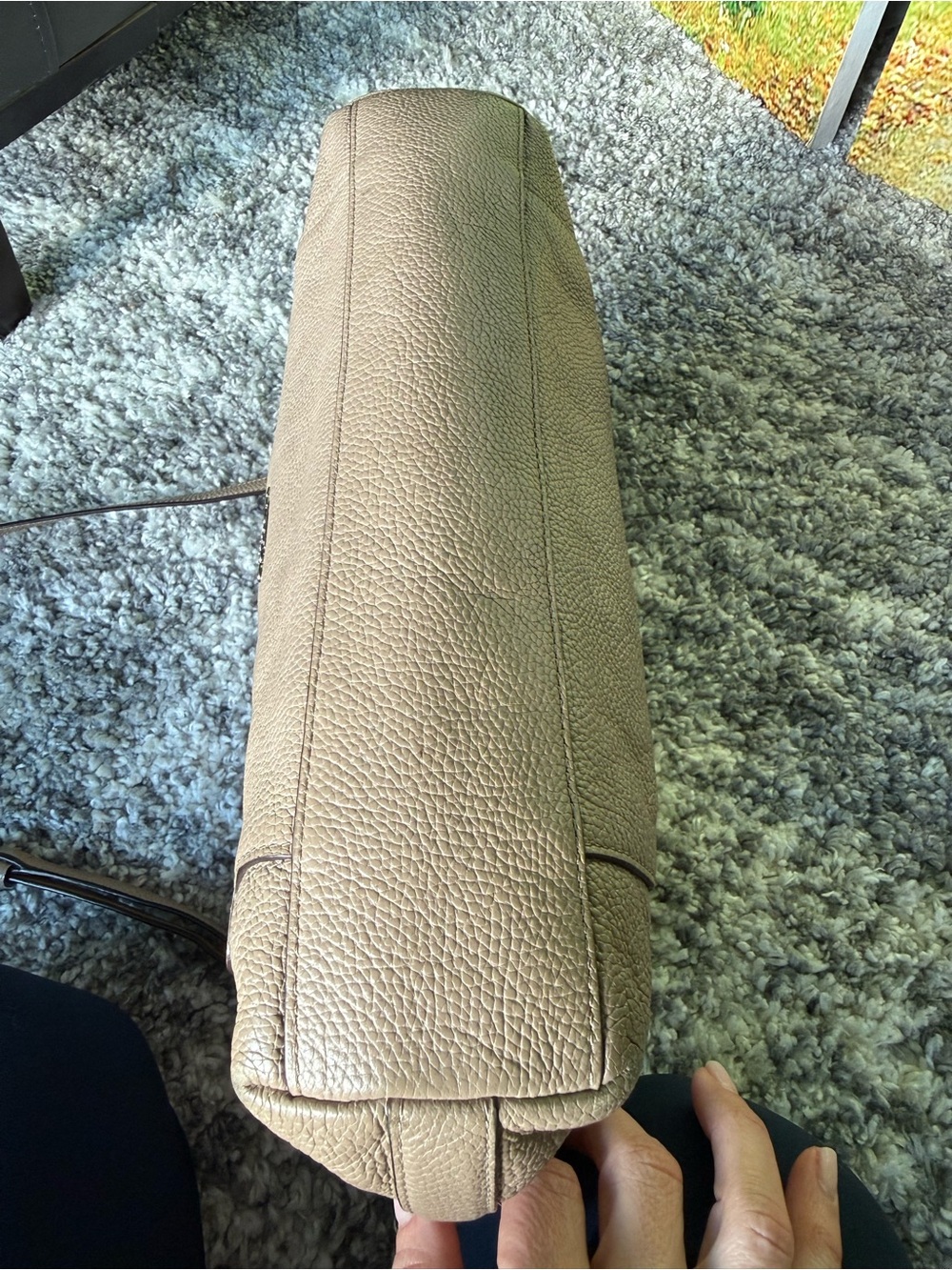 Coach Scout Hobo 24770 Pebbled Leather Convertible Shoulder Crossbody Bag - Picture 9 of 11